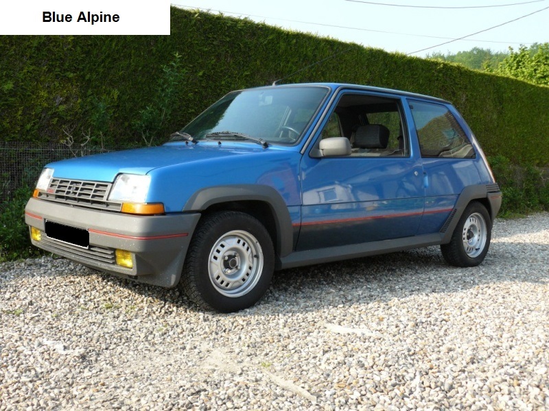 INFO GUIDE 1985 1987 Renault 5 GT Turbo (Phase 1) classicregister INFO GUIDE 1985 1987 Renault 5 GT Turbo (Phase 1) classicregister